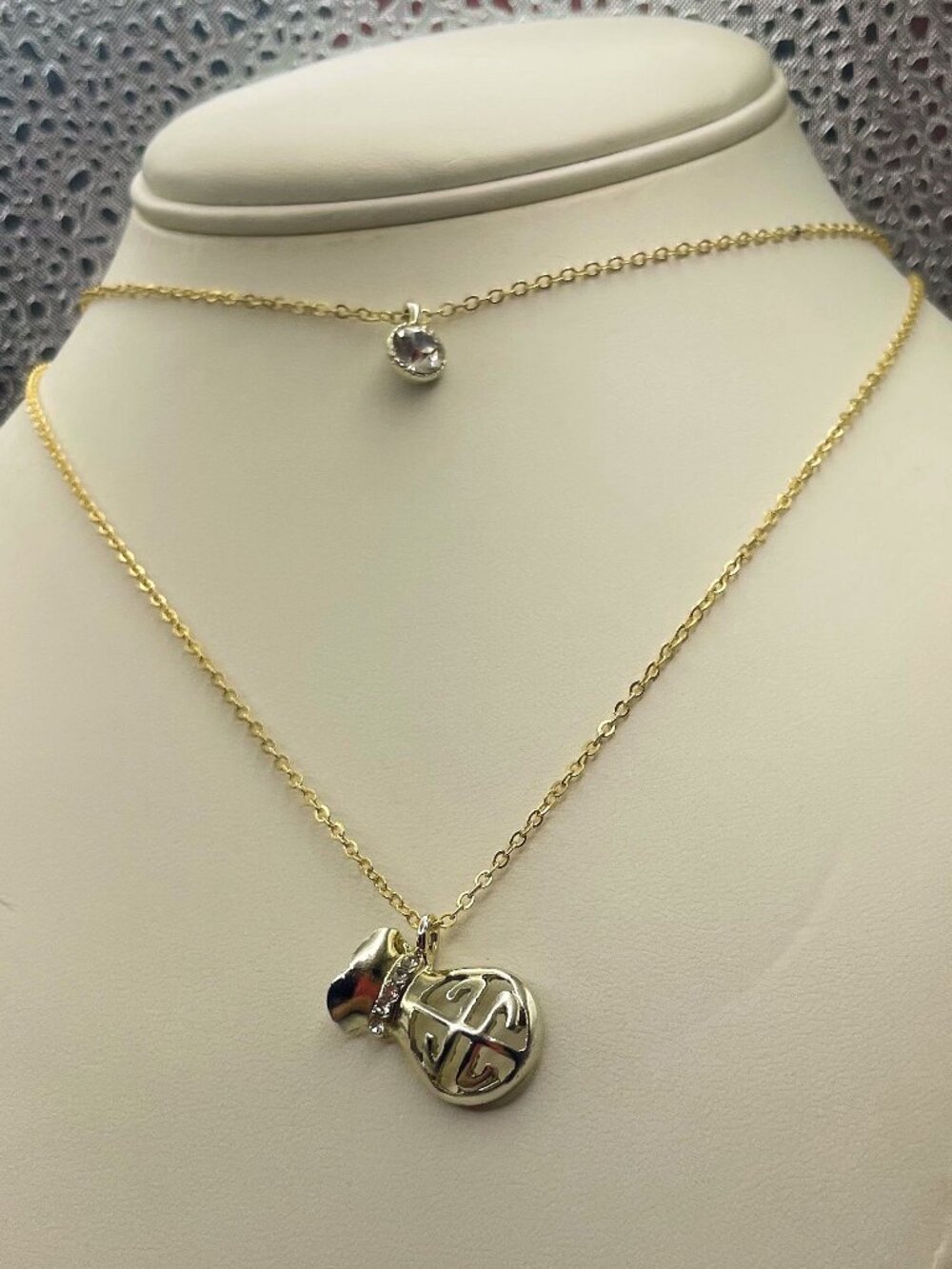 layered necklace